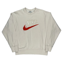  Nike Graphic Sweatshirt - Large White Cotton