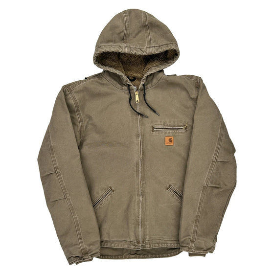 Carhartt Jacket - Medium Khaki Cotton Blend