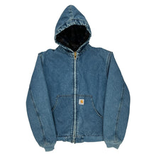  Denim Carhartt Oversized Denim Jacket - Large Blue Cotton