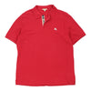 Vintage red Burberry Brit Polo Shirt - mens xx-large