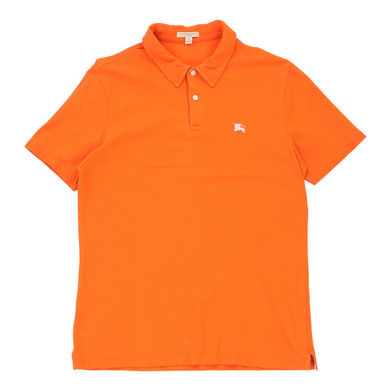 Vintage orange Burberry Brit Polo Shirt - mens large