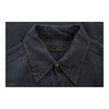 Fred Perry Shirt - Large Blue Linen