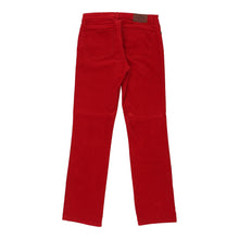  Lauren Ralph Lauren Cord Trousers - 30W UK 8 Red Cotton