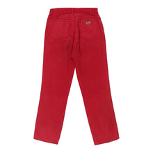  Moschino Trousers - 28W UK 8 Red Cotton