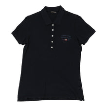  Napapijri Polo Shirt - Medium Navy Cotton