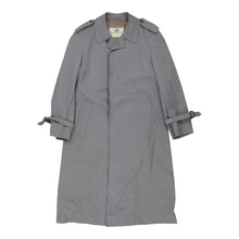  Vintage grey Aquascutum Trench Coat - mens medium