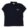 Reggini Iceberg Embroidered Polo Shirt - XL Navy Cotton