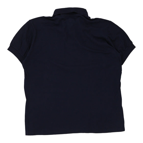 Reggini Iceberg Embroidered Polo Shirt - XL Navy Cotton