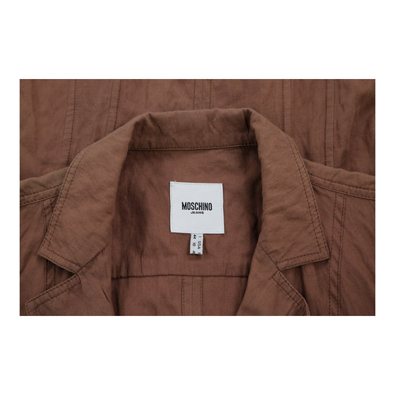 Moschino Jacket - Small Brown Cotton Blend