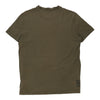 Vintage khaki Emporio Armani T-Shirt - mens large