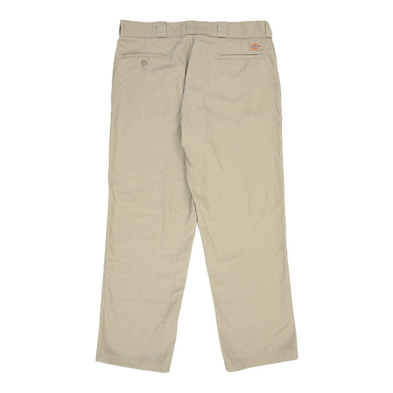 874 Dickies Trousers - 37W 30L Beige Cotton Blend trousers Dickies   