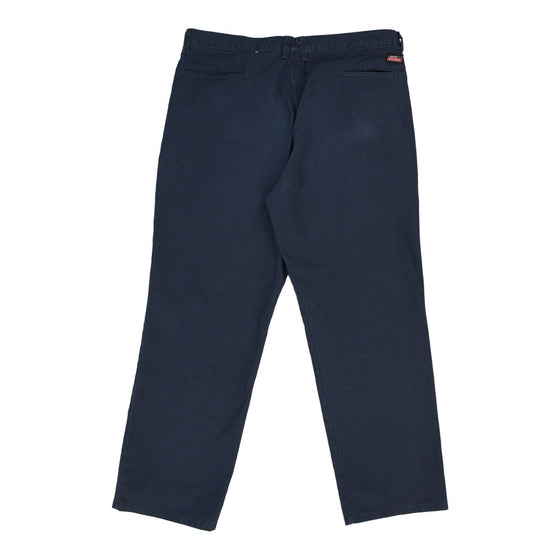 Dickies Trousers - 41W 31L Navy Cotton Blend trousers Dickies   