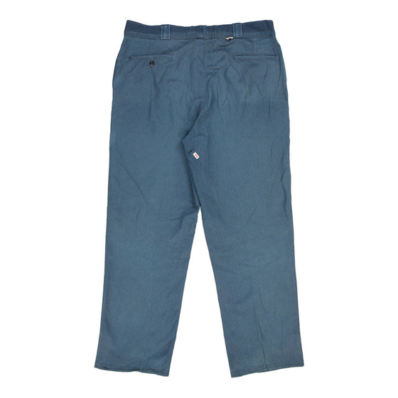 Dickies Trousers - 39W 31L Teal Cotton Blend trousers Dickies   