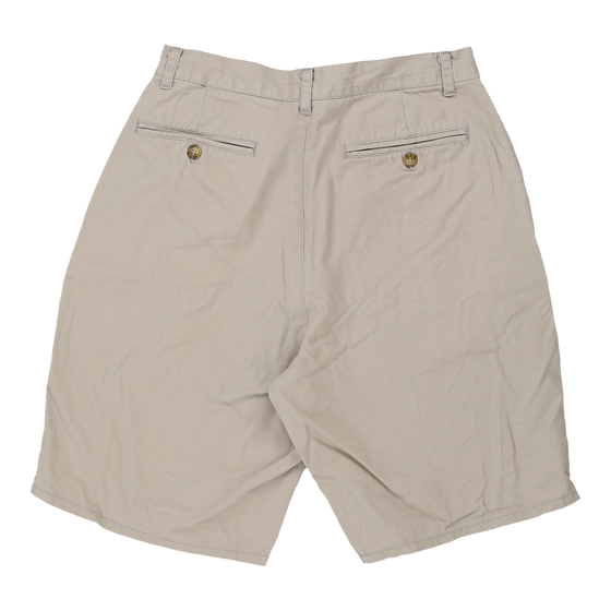 Global Mind Chino Shorts - 28W UK 10 Beige Cotton chino shorts Global Mind   