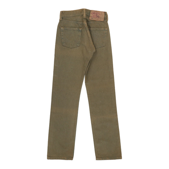 501 Levis Trousers - 23W UK 4 Green Cotton trousers Levis   