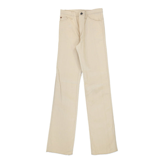 Pat Garrett Trousers - 25W UK 6 Cream Cotton trousers Pat Garrett   