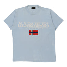  Vintageblue Napapijri T-Shirt - mens medium