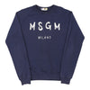 Vintageblue Milano Msgm Sweatshirt - mens large