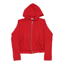  Moschino Jeans Hoodie - Large Red Cotton