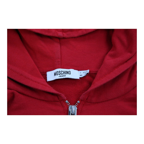 Moschino Jeans Hoodie - Large Red Cotton