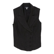  Armani Jeans Waistcoat - Small Black Cotton Blend