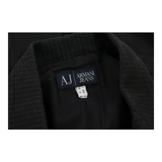 Armani Jeans Waistcoat - Small Black Cotton Blend