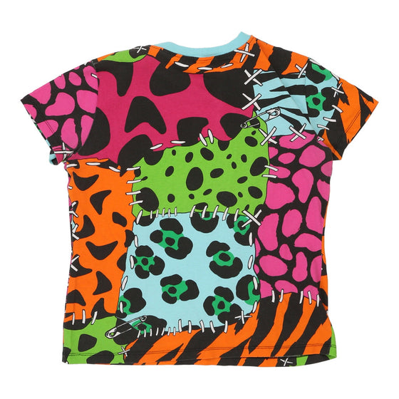 Cheap & Chic Moschino T-Shirt - Large Multicoloured Cotton