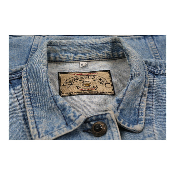 Armani Jeans Denim Jacket - Medium Blue Cotton