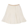 Cheap & Chic Moschino Skirt - 26W UK 6 Cream Cotton Blend