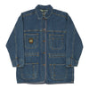 Dkny Denim Jacket - Small Blue Cotton