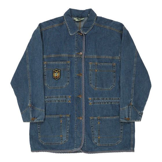 Dkny Denim Jacket - Small Blue Cotton