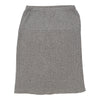 Iceberg Midi Skirt - Large Grey Wool Blend