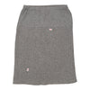 Iceberg Midi Skirt - Large Grey Wool Blend