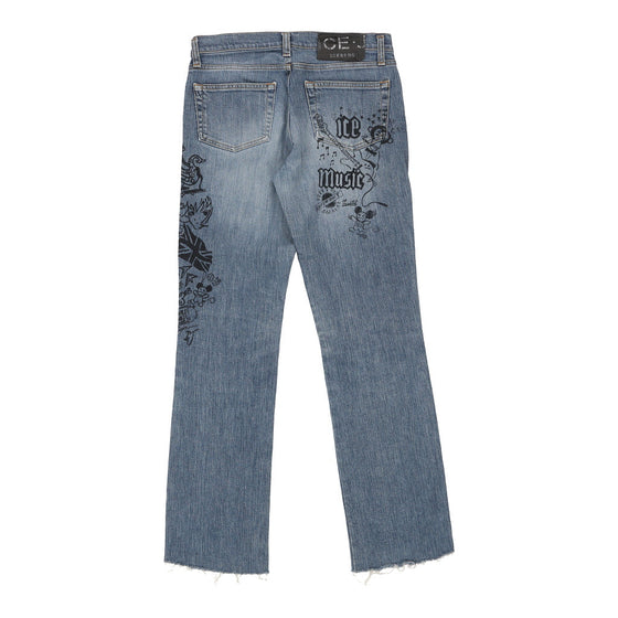 Iceberg Jeans Jeans - 31W UK 10 Blue Cotton Blend