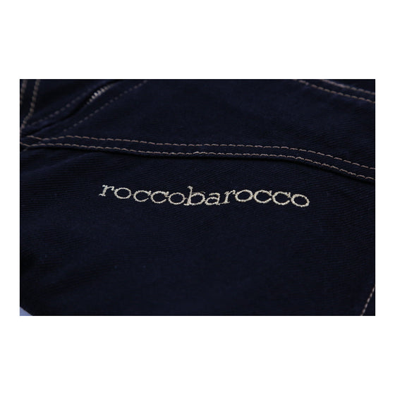 Roccobarocco Skirt - 26W UK 6 Black Cotton