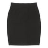 Les Copains Skirt - 28W UK 8 Black Cotton Blend