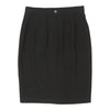 Les Copains Skirt - 28W UK 8 Black Cotton Blend