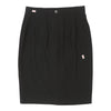 Les Copains Skirt - 28W UK 8 Black Cotton Blend