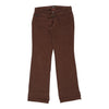 Dolce & Gabbana Trousers - 34W UK 12 Brown Cotton Blend