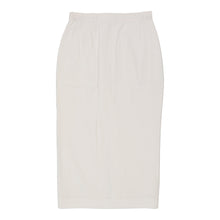  Roccobarocco Midi Skirt - 26W UK 6 Cream Cotton