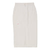 Roccobarocco Midi Skirt - 26W UK 6 Cream Cotton