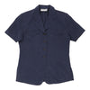 Burberry London Shirt - Large Navy Polyester Blend