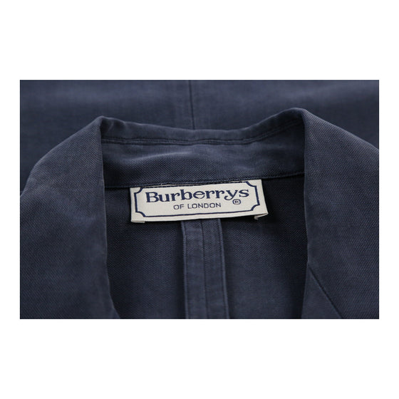 Burberry London Shirt - Large Navy Polyester Blend