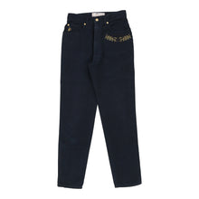  Roccobarocco Trousers - 28W UK 10 Navy Cotton