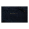 Roccobarocco Trousers - 28W UK 10 Navy Cotton