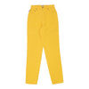 Moschino Jeans Jeans - 25W UK 8 Yellow Cotton