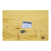 Moschino Jeans Jeans - 25W UK 8 Yellow Cotton