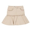 Moschino Jeans Mini Skirt - 30W UK 10 Beige Cotton Blend