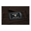 Versace Jeans Couture Trousers - 26W UK 6 Brown Nylon Blend