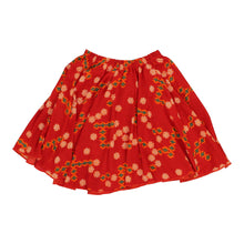  Tamacho Skirt - 24W UK 4 Red Viscose - Thrifted.com